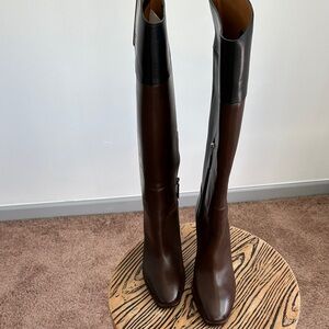 Polo Ralph Lauren Dark Brown Heeled Boots
